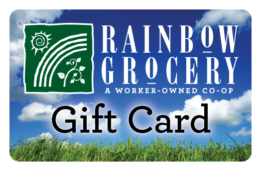 Image shows an image of the Rainbow Grocery gift card